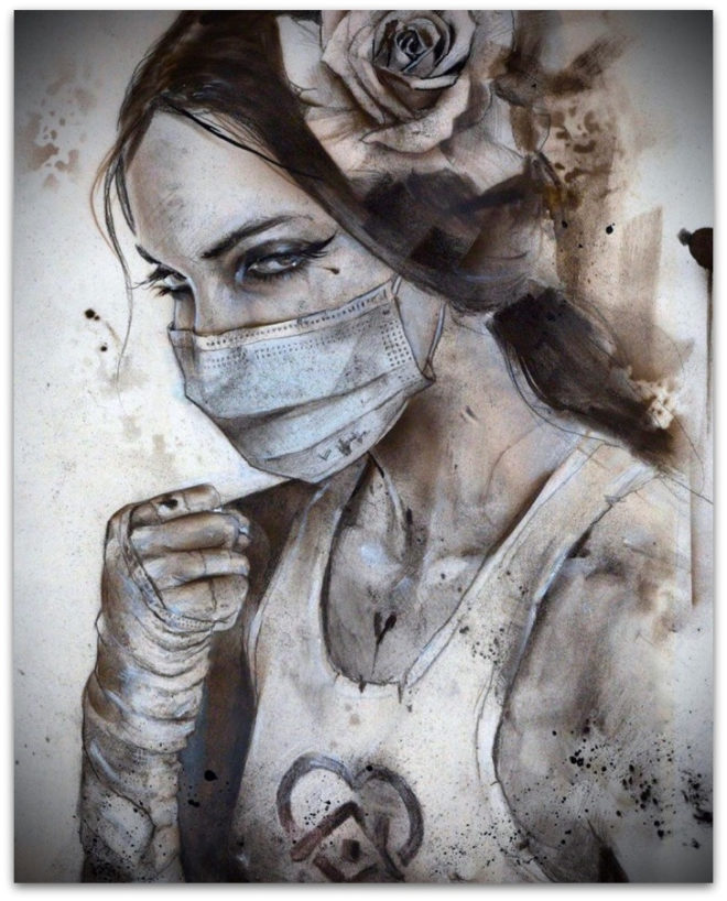 photo artiste art illustrateur femme peinture