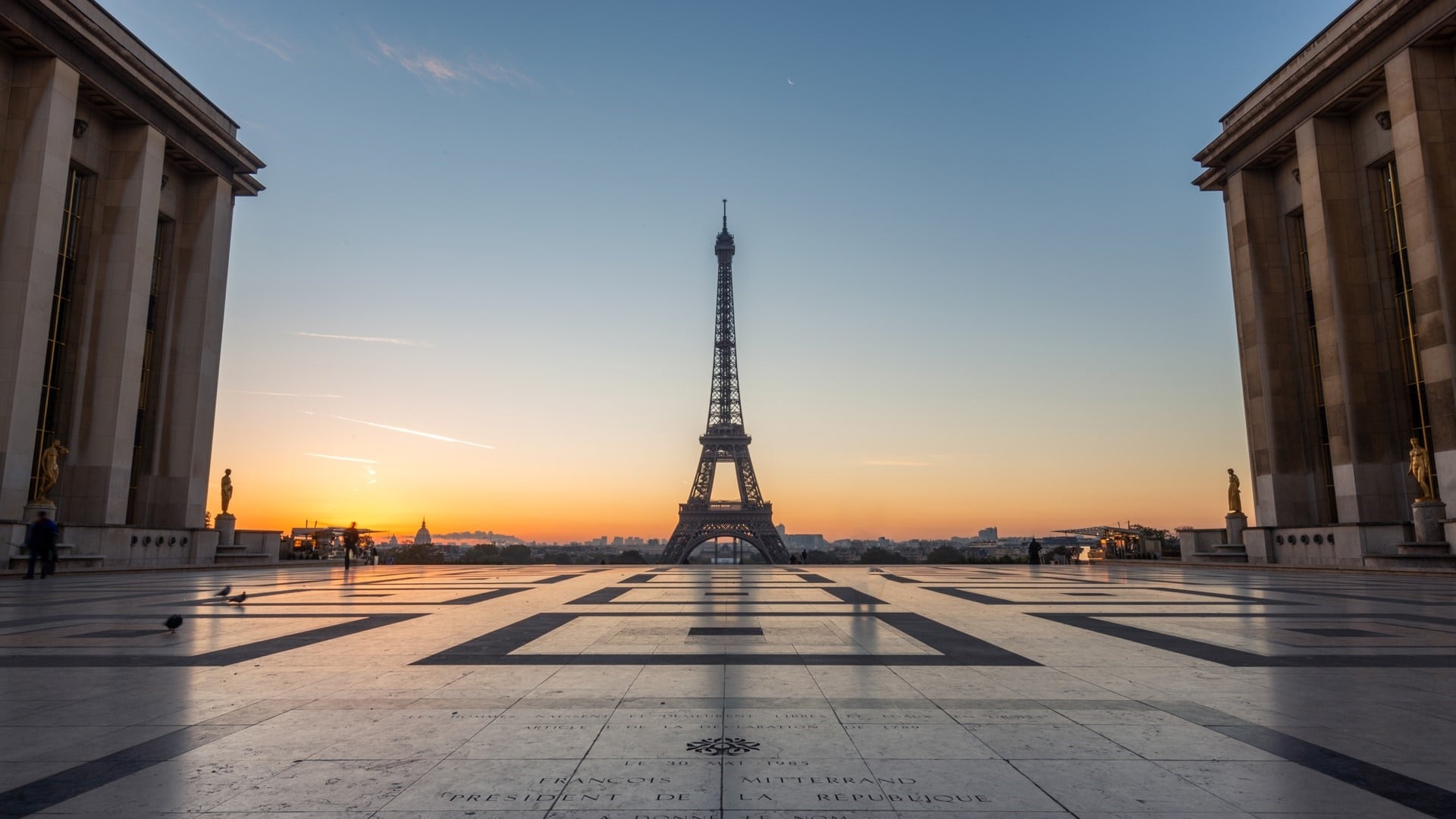 wallpaper et fond d'écran France Paris Tour Eiffel paysage voyage pays