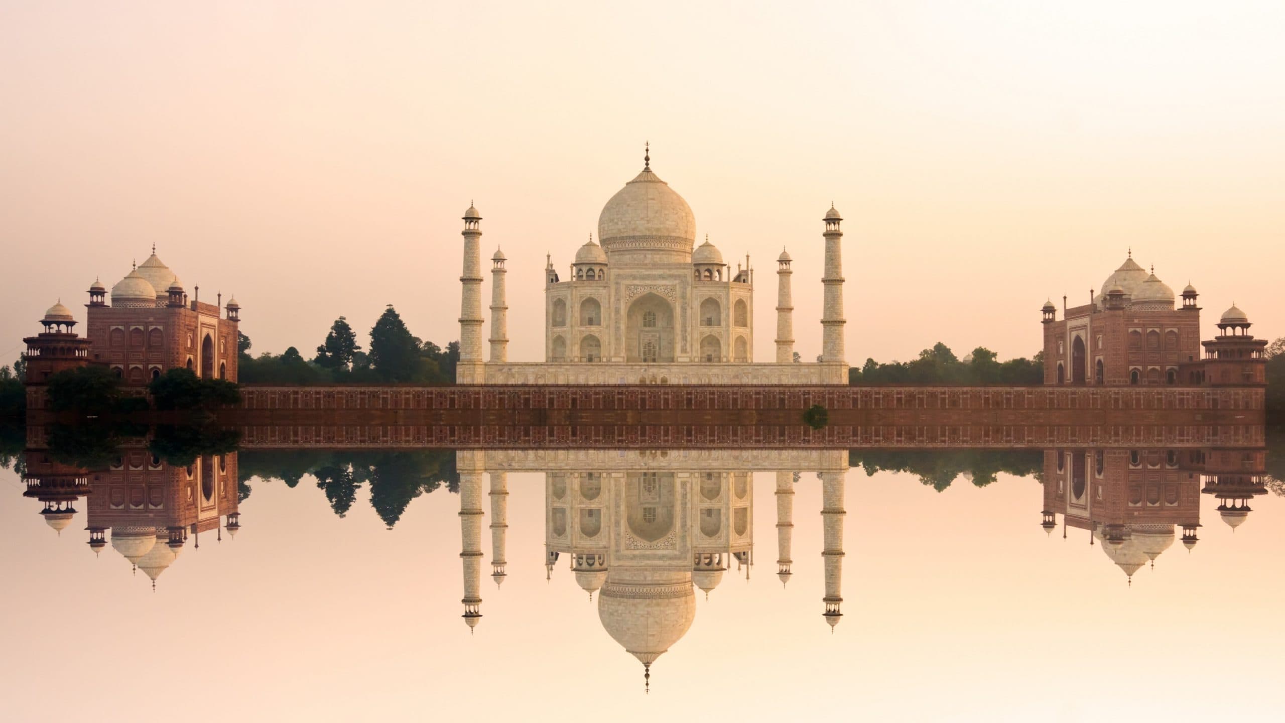 wallpaper et fond d'écran Taj Mahal Inde pays monument paysage voyage tourisme