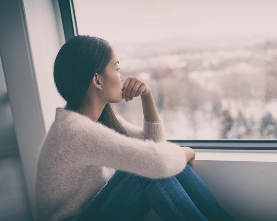 photographie femme réflexion vie attente bien être spiritualité