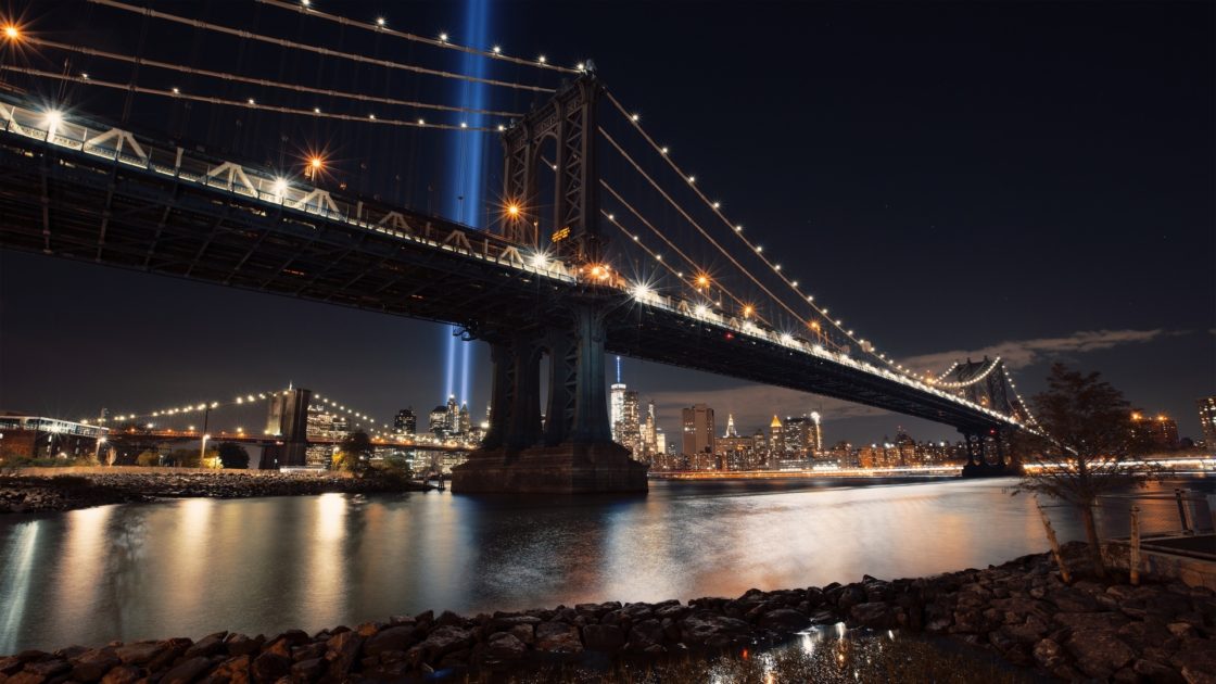 wallpaper et fond d'écran pont Amérique Manhattan monument paysage nature ville voyage travel