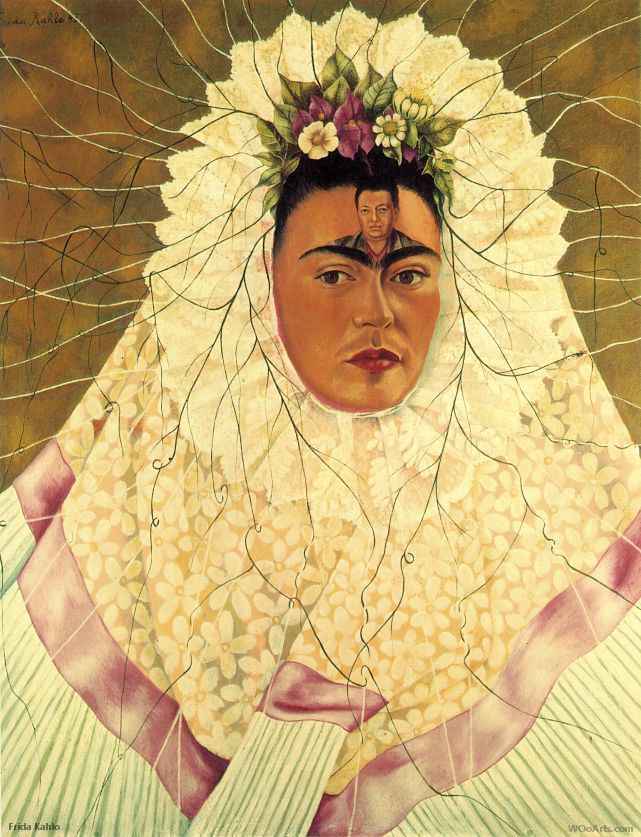 image artiste Frida Kahlo art peinture peintre painting portrait