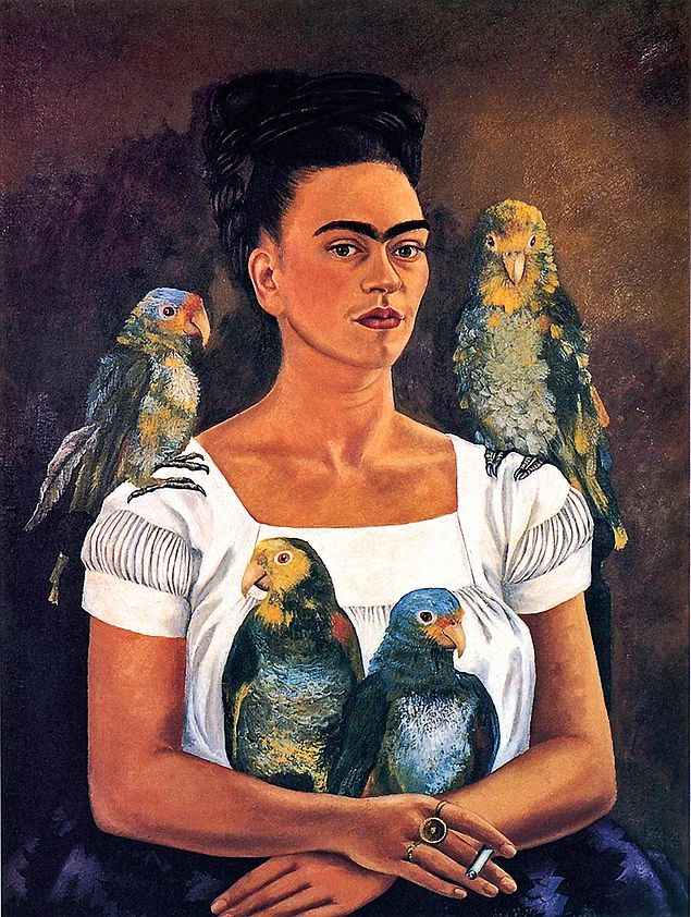image artiste Frida Kahlo art peinture peintre painting portrait
