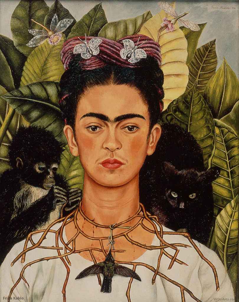 image artiste Frida Kahlo art peinture painting portrait