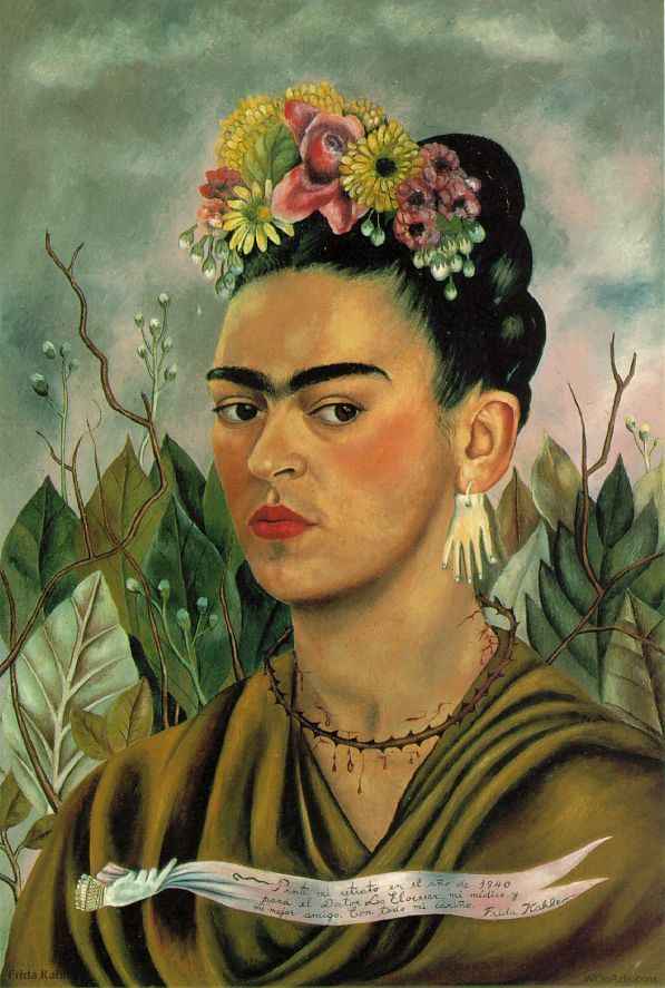 image artiste Frida Kahlo art peinture peintre painting portrait