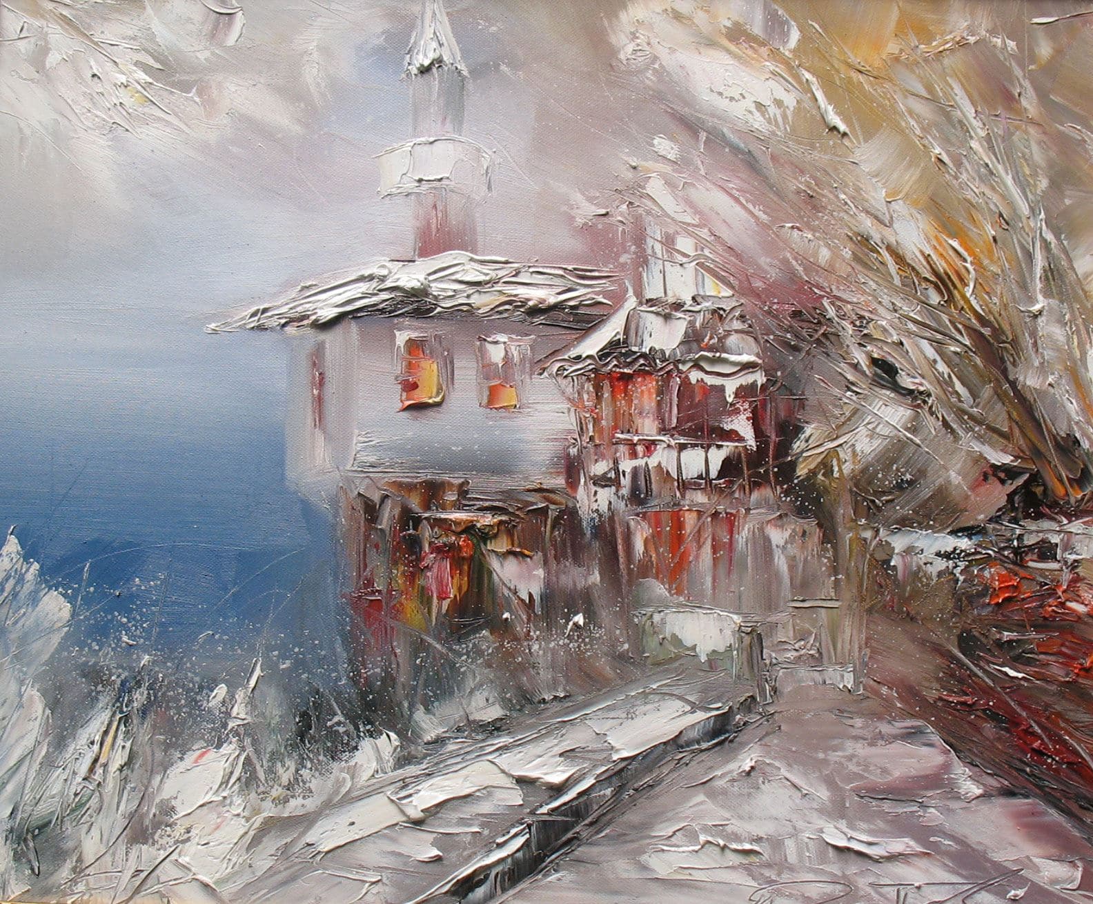 image artiste art peinture peintre paysage nature Georgi Petrov tableau toile painting