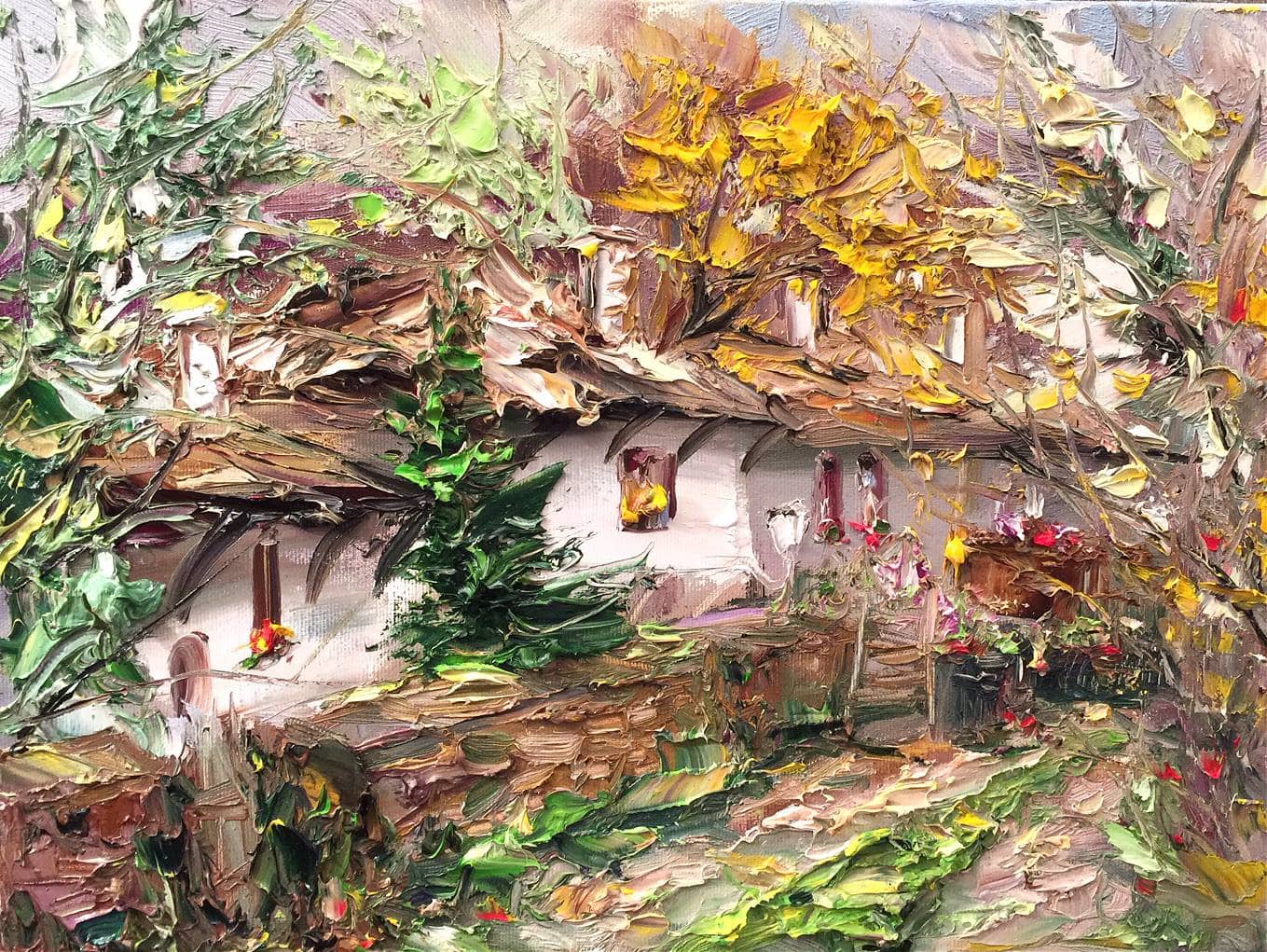 image artiste art peinture peintre paysage nature Georgi Petrov tableau toile painting