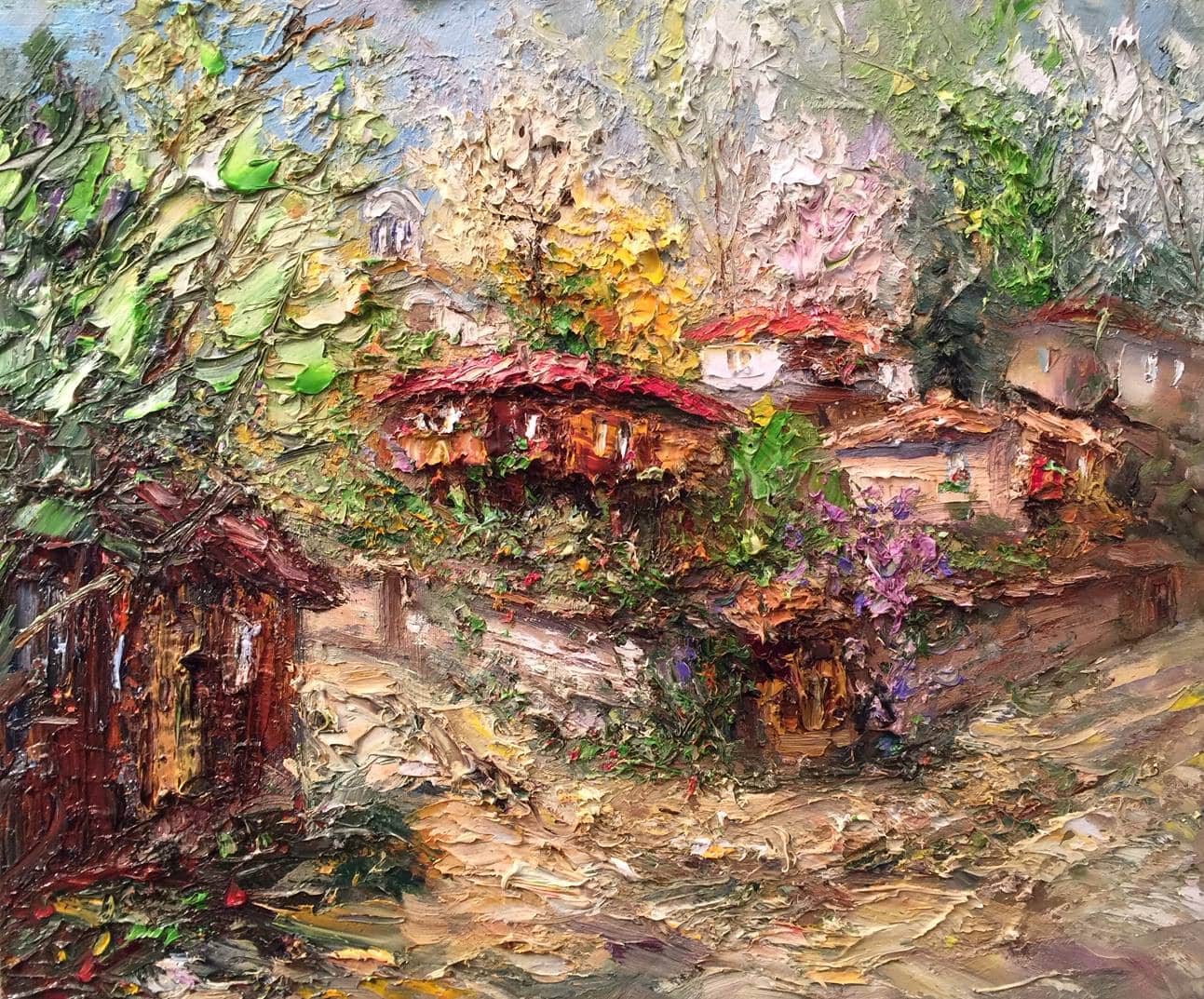 image artiste art peinture peintre paysage nature Georgi Petrov tableau toile painting