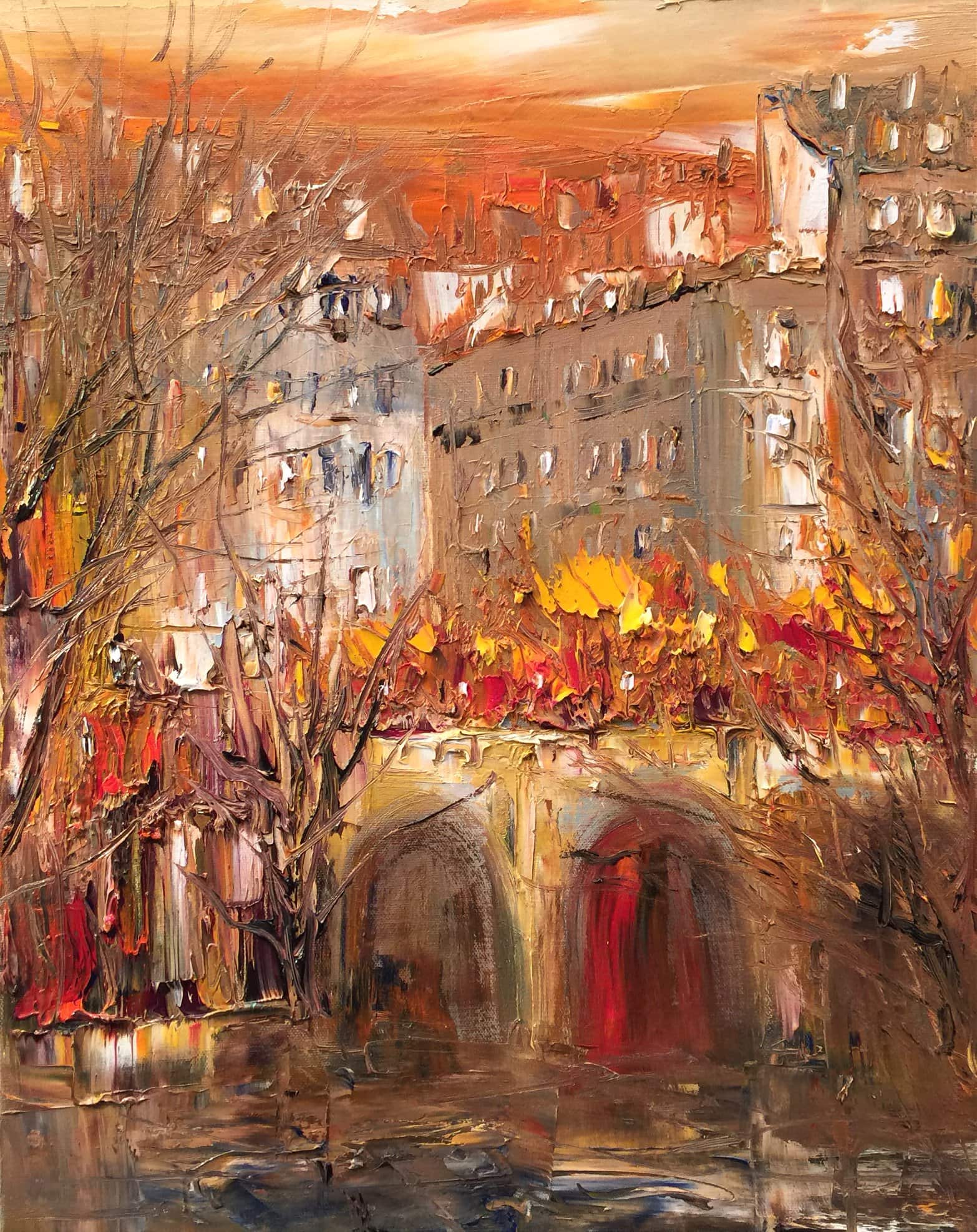 image artiste art peinture peintre paysage nature Georgi Petrov tableau toile painting