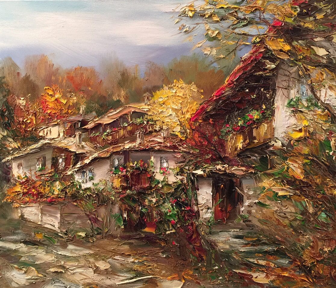image artiste art peinture peintre paysage nature Georgi Petrov tableau toile painting