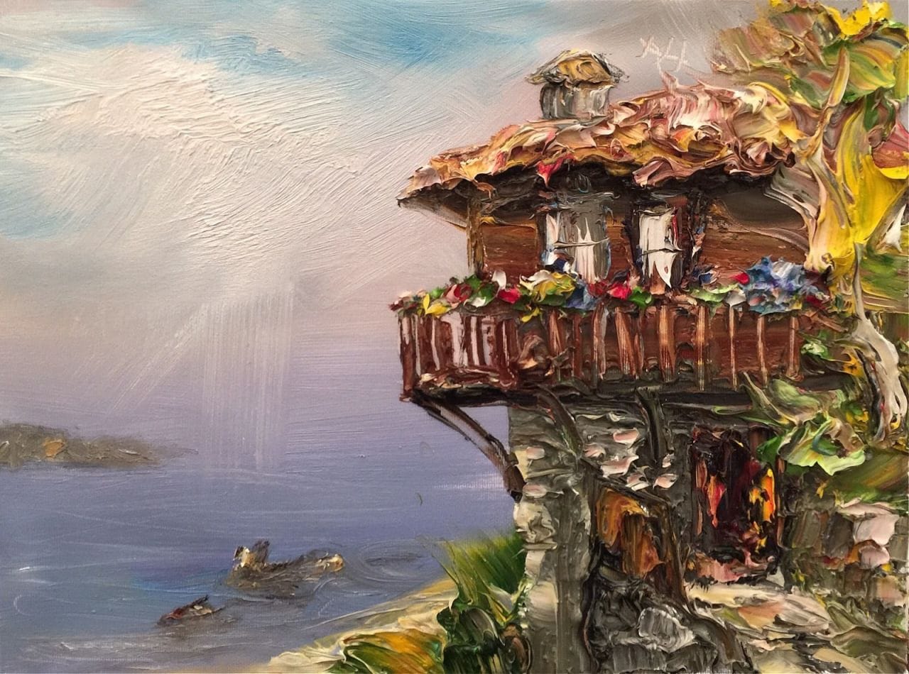 image artiste art peinture peintre paysage nature Georgi Petrov tableau toile painting