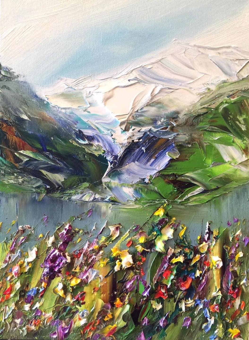 image artiste art peinture peintre paysage nature Georgi Petrov tableau toile painting