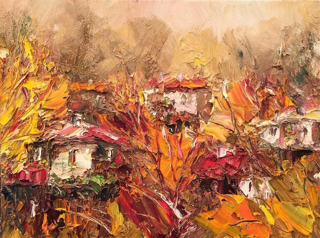 image artiste art peinture peintre paysage nature Georgi Petrov tableau toile painting