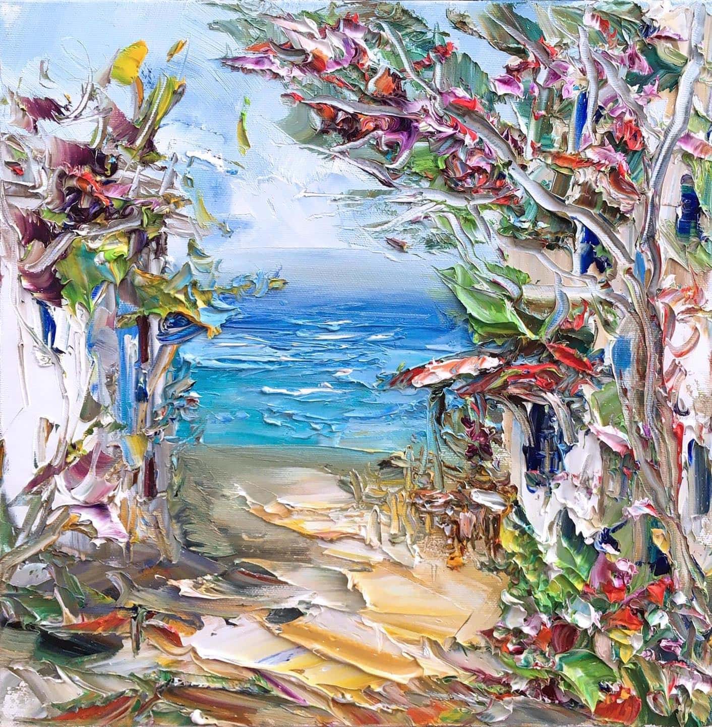 image artiste art peinture peintre paysage nature Georgi Petrov tableau toile painting