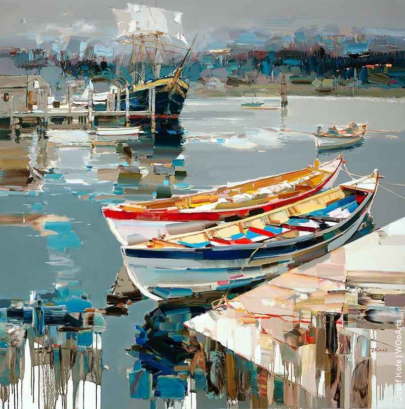 image artiste art painting bateau peintre peinture tableau paysage