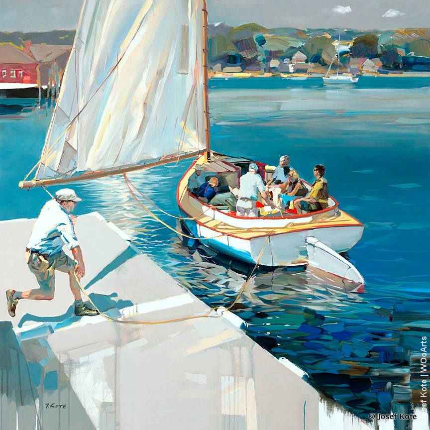 image artiste art painting bateau peintre peinture tableau paysage