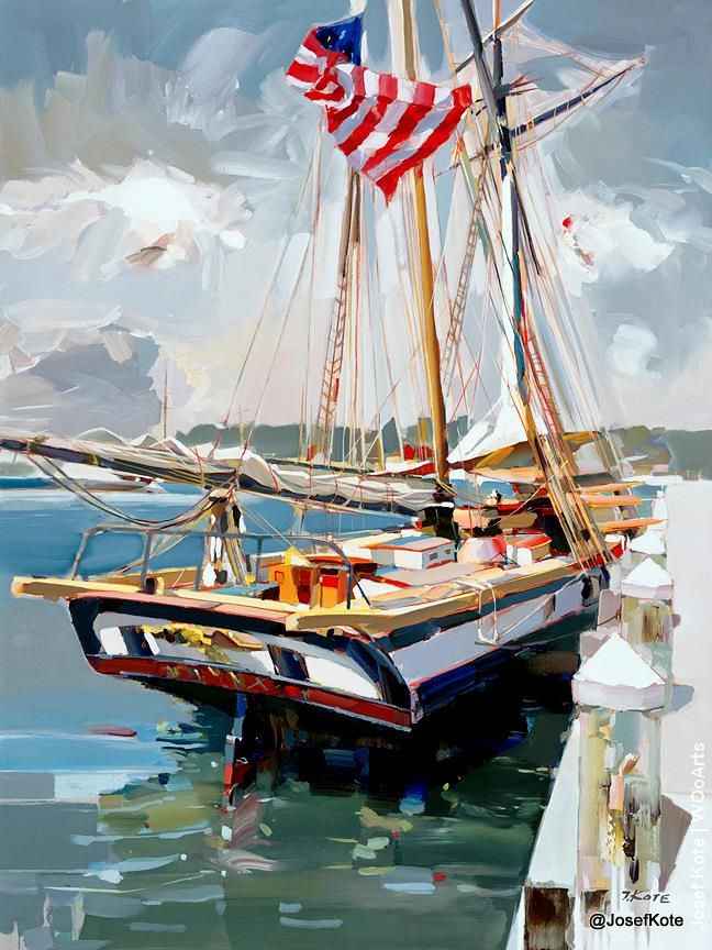 image artiste art painting bateau peintre peinture tableau paysage