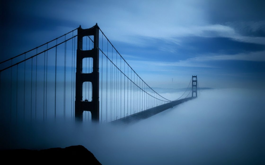 wallpaper et fond d'écran pont San Francisco Golden Gate bridge Amérique paysage nature voyage travel