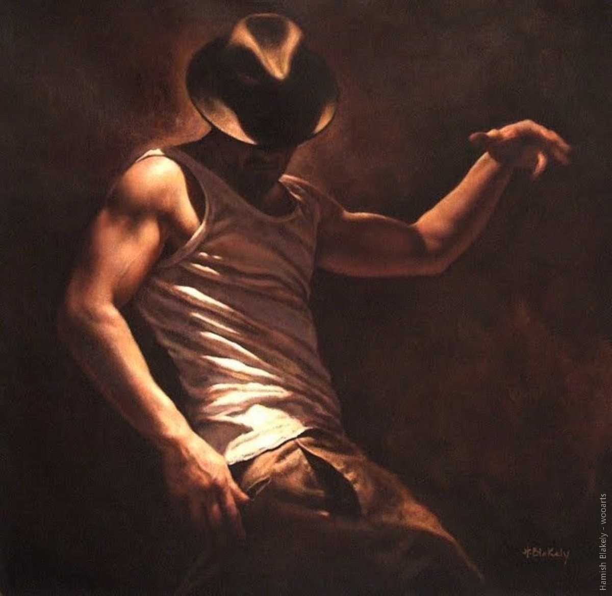 image artiste art peinture painting danse peintre Hamish Blakely couple