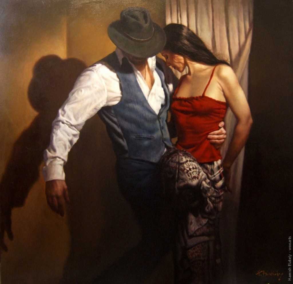 image artiste art peinture painting danse peintre Hamish Blakely couple