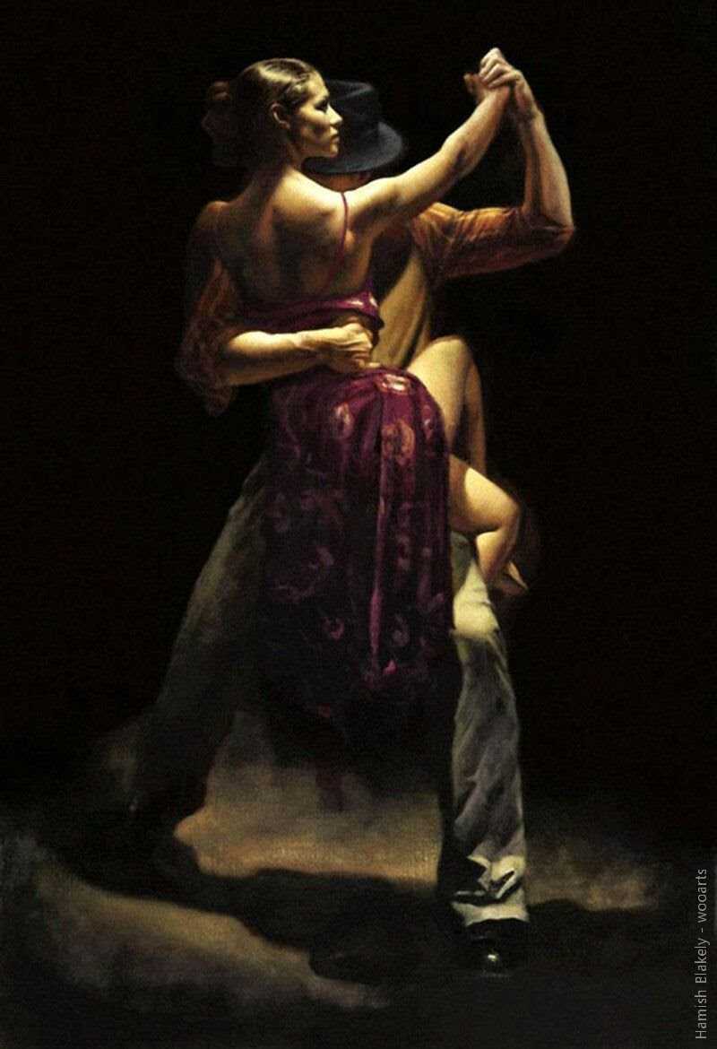 image artiste art peinture painting danse peintre Hamish Blakely