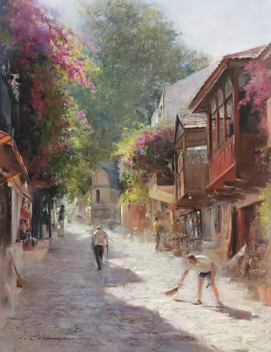 image artiste Artist art painting peinture peintre portrait femme paysage fleurs illustration illustrateur Javad Soleimanpour