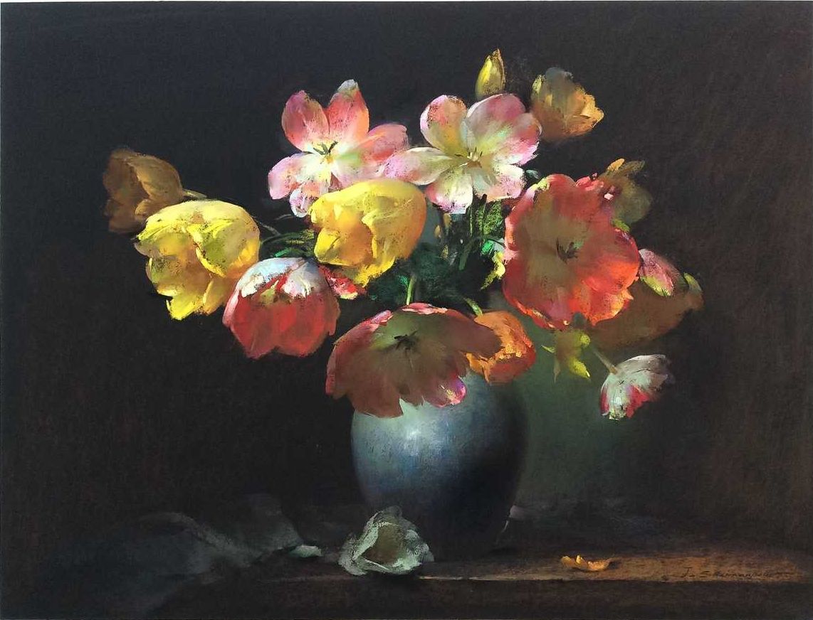 image artiste Artist art painting peinture peintre portrait femme paysage fleurs illustration illustrateur Javad Soleimanpour