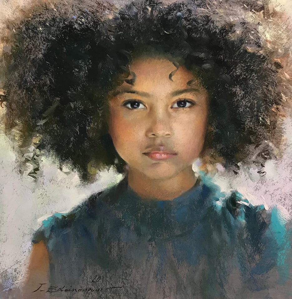 image artiste Artist art painting peinture peintre portrait femme paysage fleurs illustration illustrateur Javad Soleimanpour
