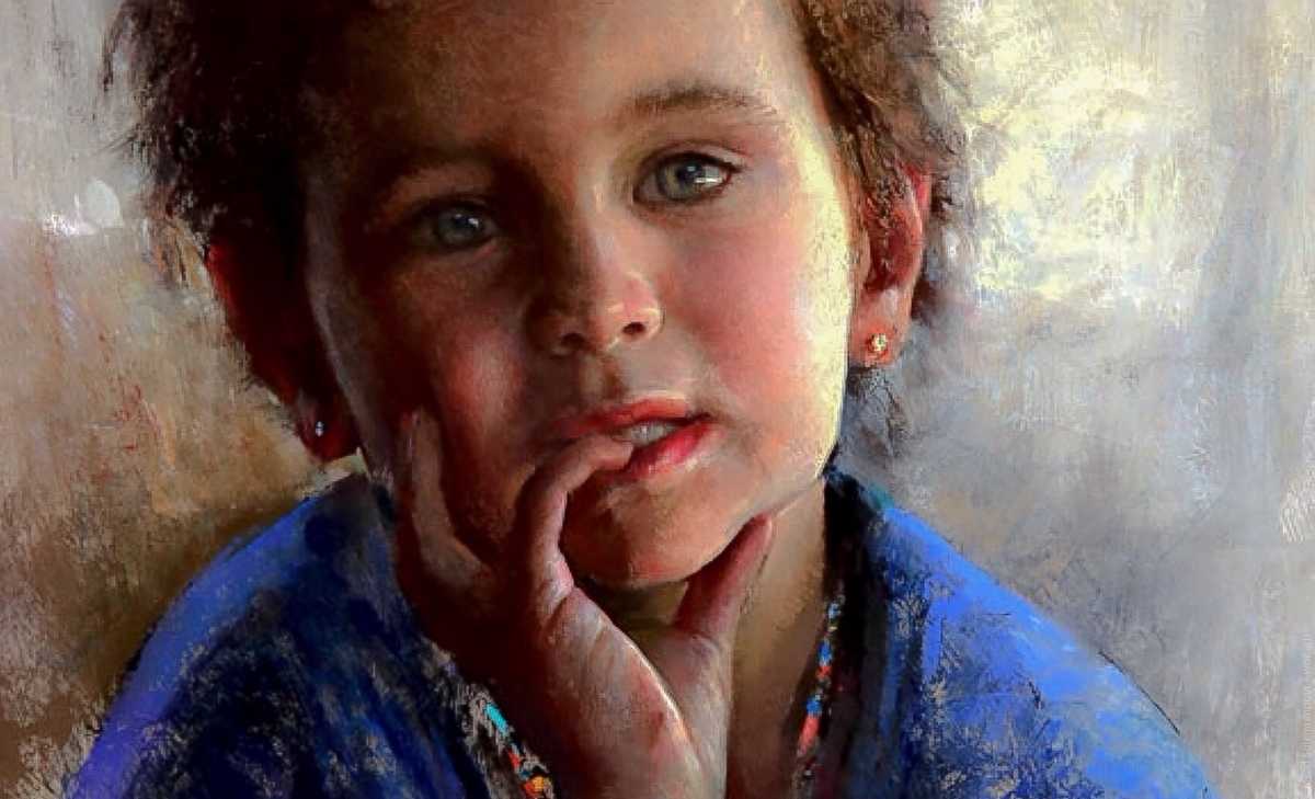 image artiste Artist art painting peinture peintre portrait femme paysage fleurs illustration illustrateur Javad Soleimanpour