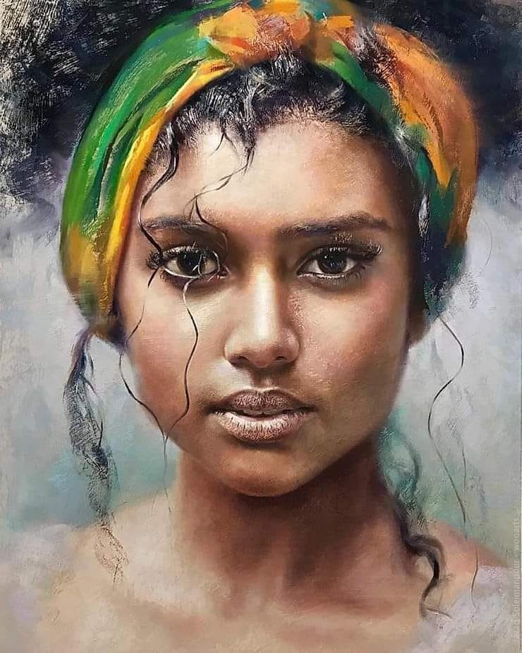 image artiste Artist art painting peinture peintre portrait femme paysage fleurs illustration illustrateur Javad Soleimanpour
