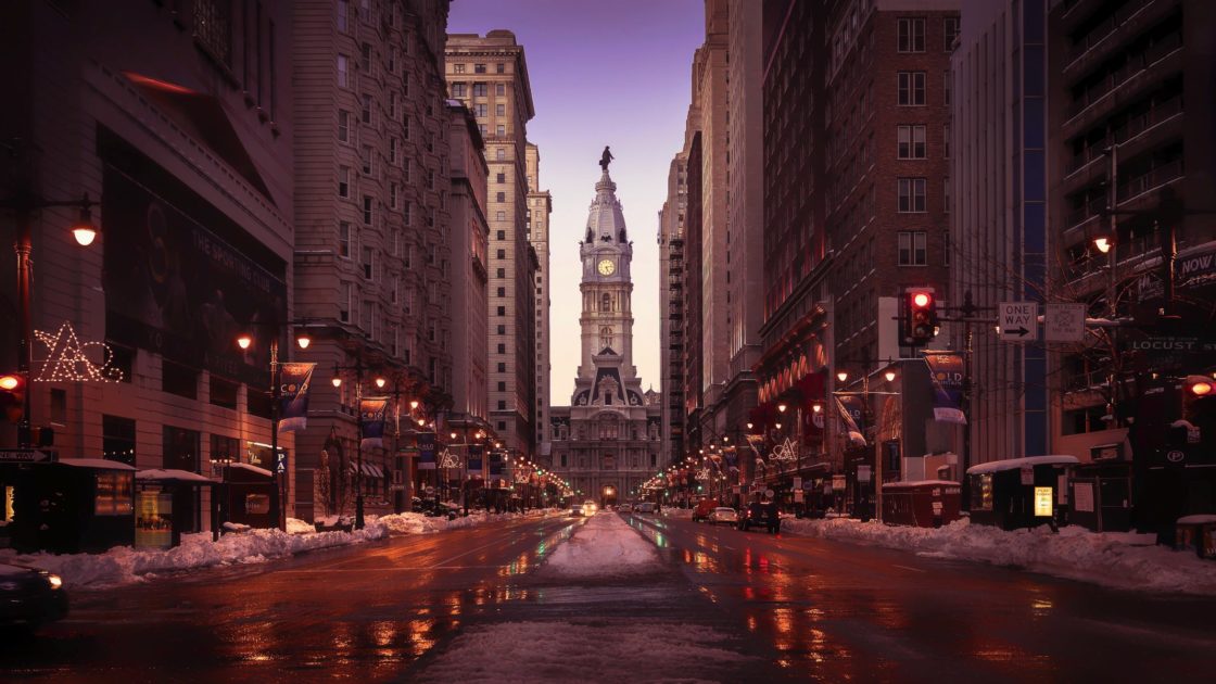 wallpaper et fond d'écran Philadelphia Amérique street rue building ville city paysage voyage travel tourisme