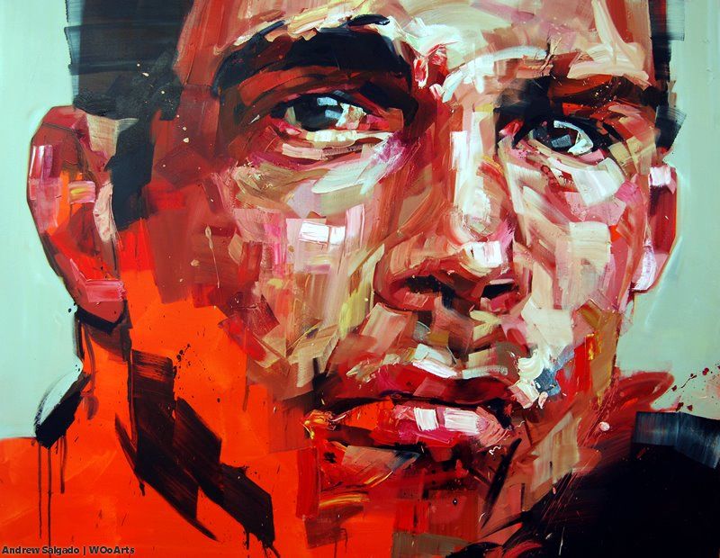 image artiste art portrait Andrew Salgado artistpeinture painting illustration peintre