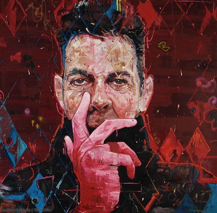 image artiste art portrait Andrew Salgado artistpeinture painting illustration peintre