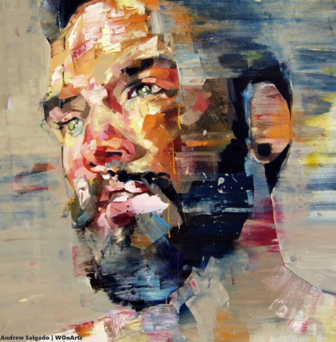 image artiste art portrait Andrew Salgado artistpeinture painting illustration peintre