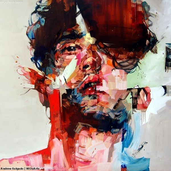 image artiste art portrait Andrew Salgado artistpeinture painting illustration peintre