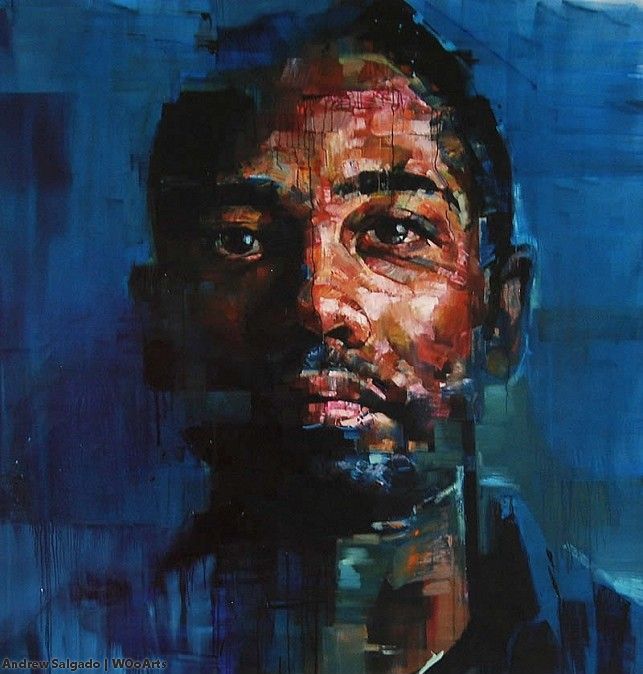 image artiste art portrait Andrew Salgado artistpeinture painting illustration peintre