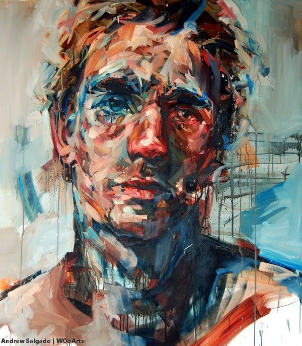 image artiste art portrait Andrew Salgado artistpeinture painting illustration peintre