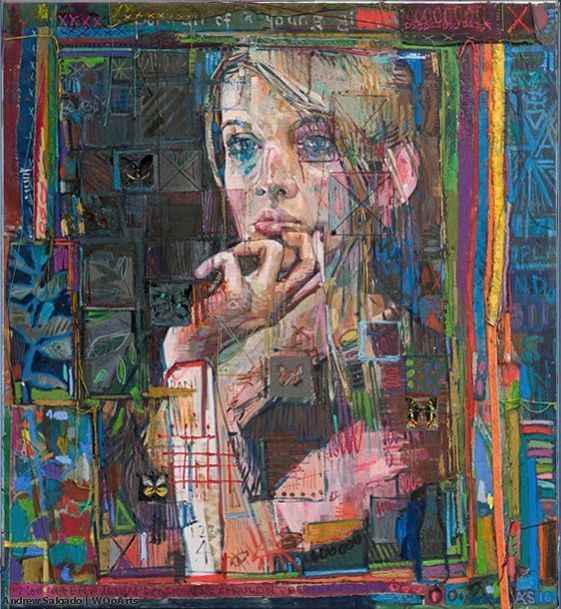 image artiste art portrait Andrew Salgado artistpeinture painting illustration peintre