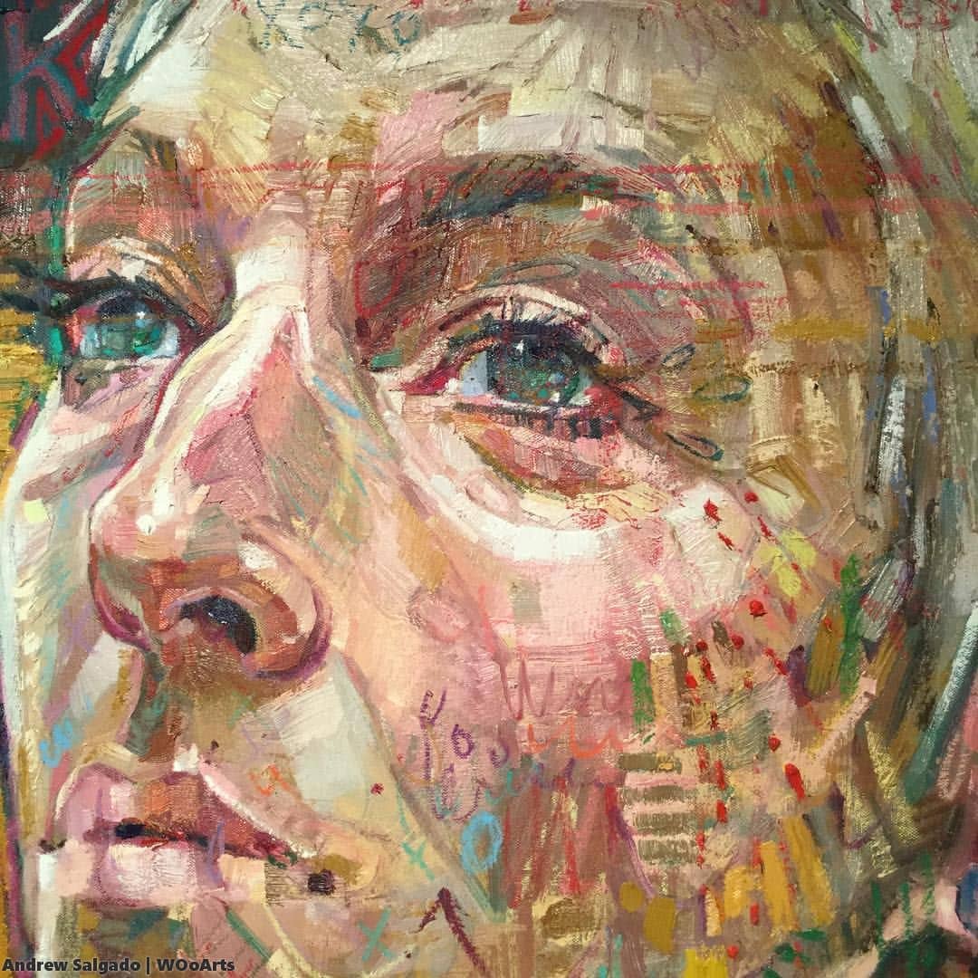 image artiste art portrait Andrew Salgado artistpeinture painting illustration peintre