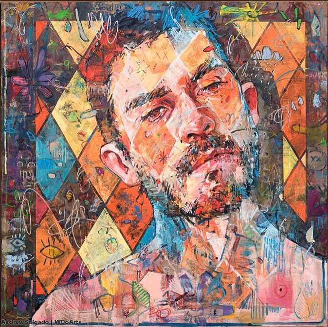 image artiste art portrait Andrew Salgado artistpeinture painting illustration peintre