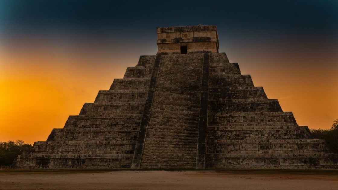 wallpaper et fond d'écran Mexique monument Chichen Itza pays paysage nature voyage travel tourisme