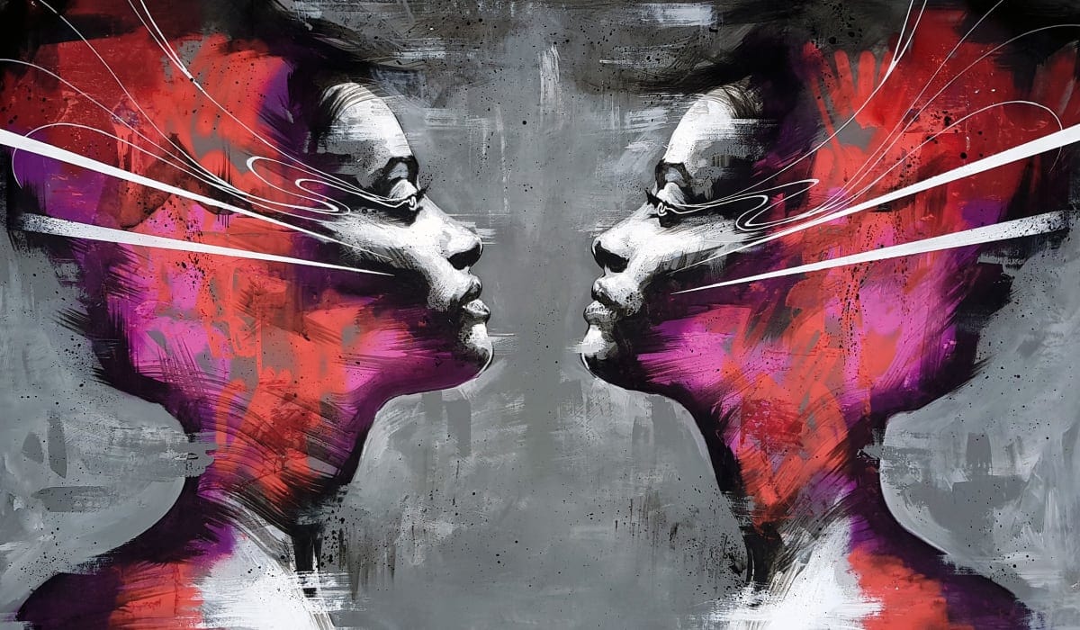 image artiste art peinture peintre portrait painting femme illustration Danny O Connor talent toile pinceau Artist