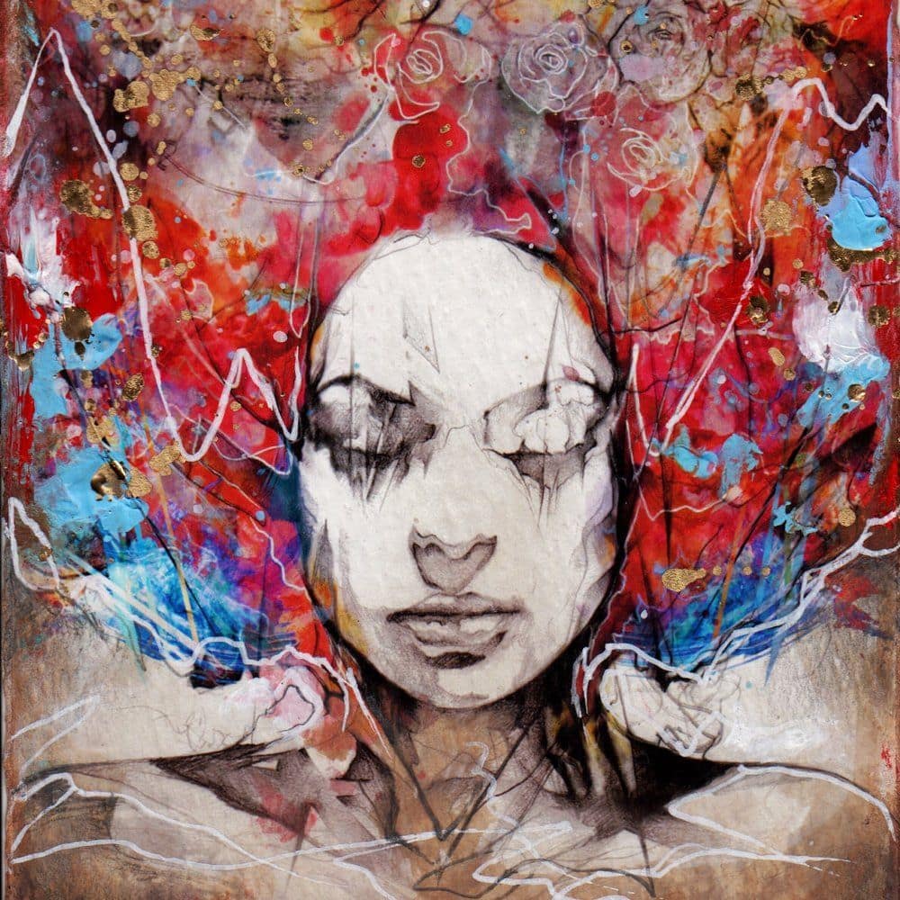 image artiste art peinture peintre portrait painting femme illustration Danny O Connor talent toile pinceau Artist