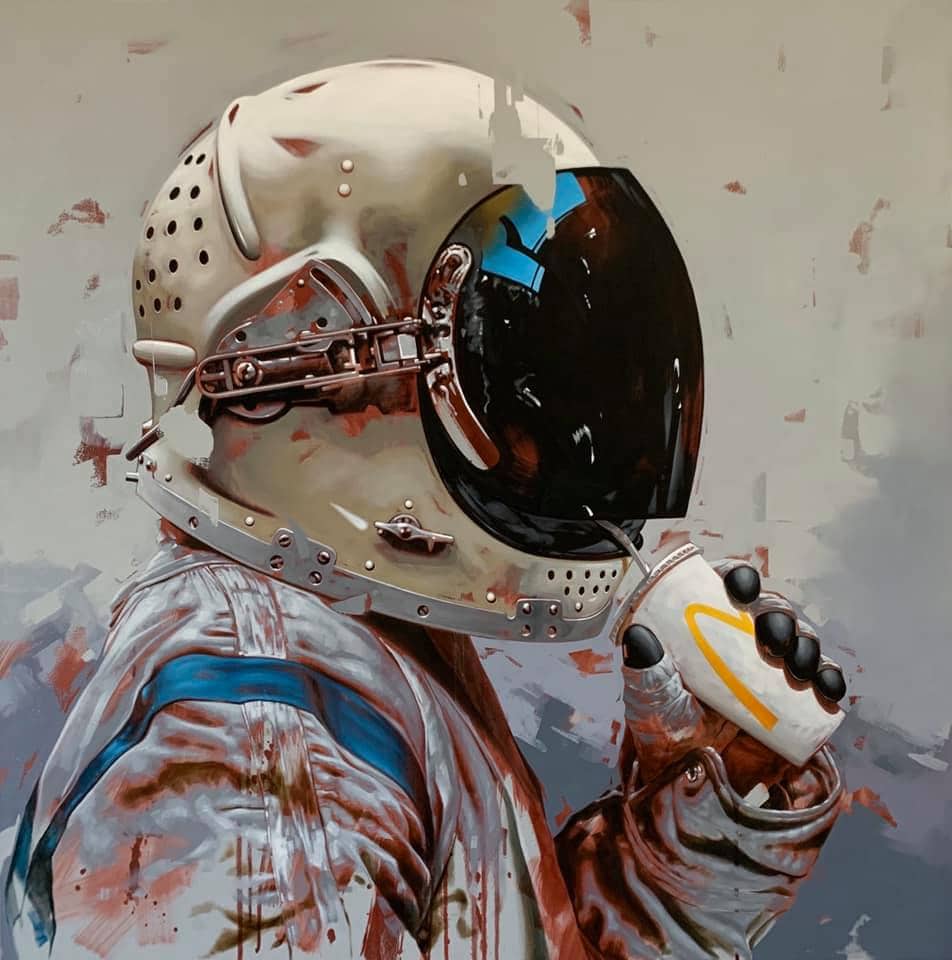 image artiste art peinture painting peintre portrait illustration pinceaux Artist Jimmy Law