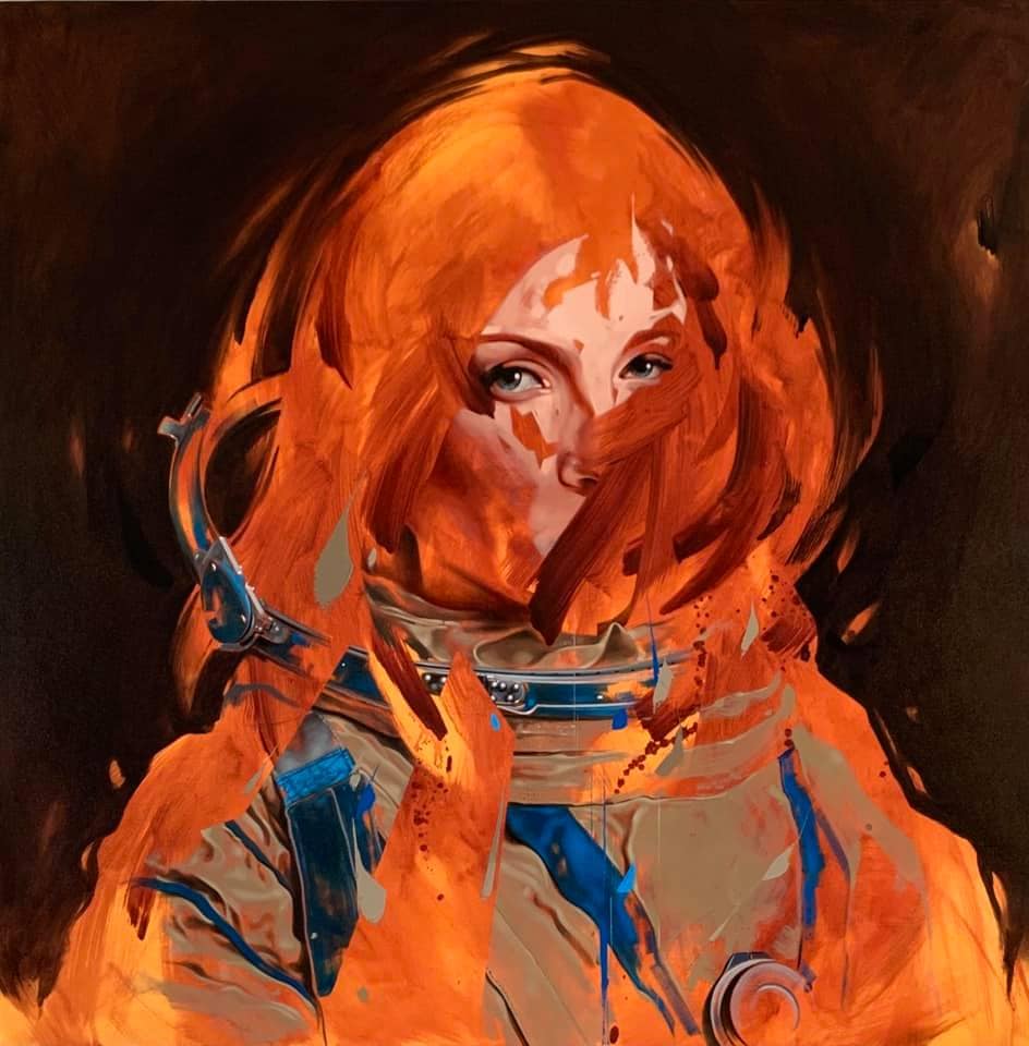 image artiste art peinture painting peintre portrait illustration pinceaux Artist Jimmy Law