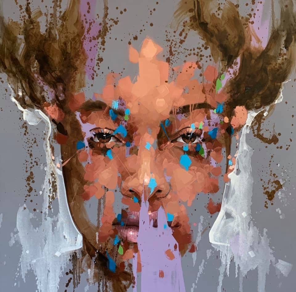 image artiste art peinture painting peintre portrait illustration pinceaux Artist Jimmy Law