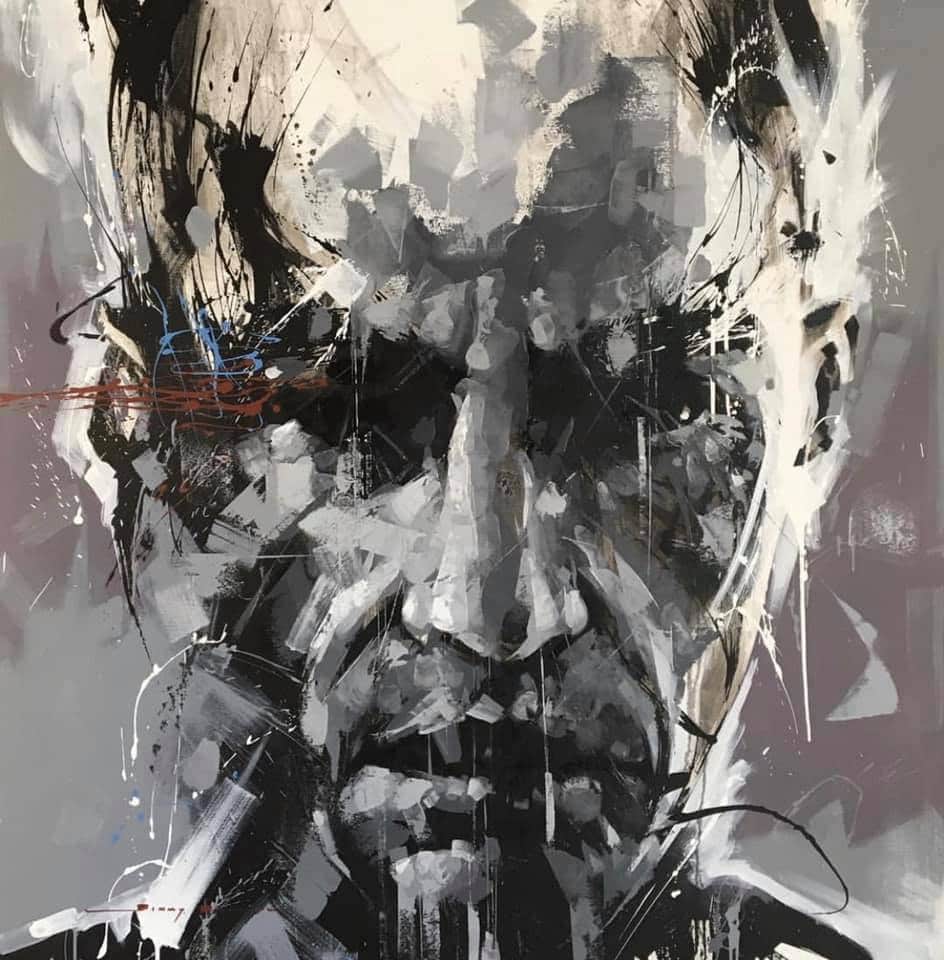 image artiste art peinture painting peintre portrait illustration pinceaux Artist Jimmy Law
