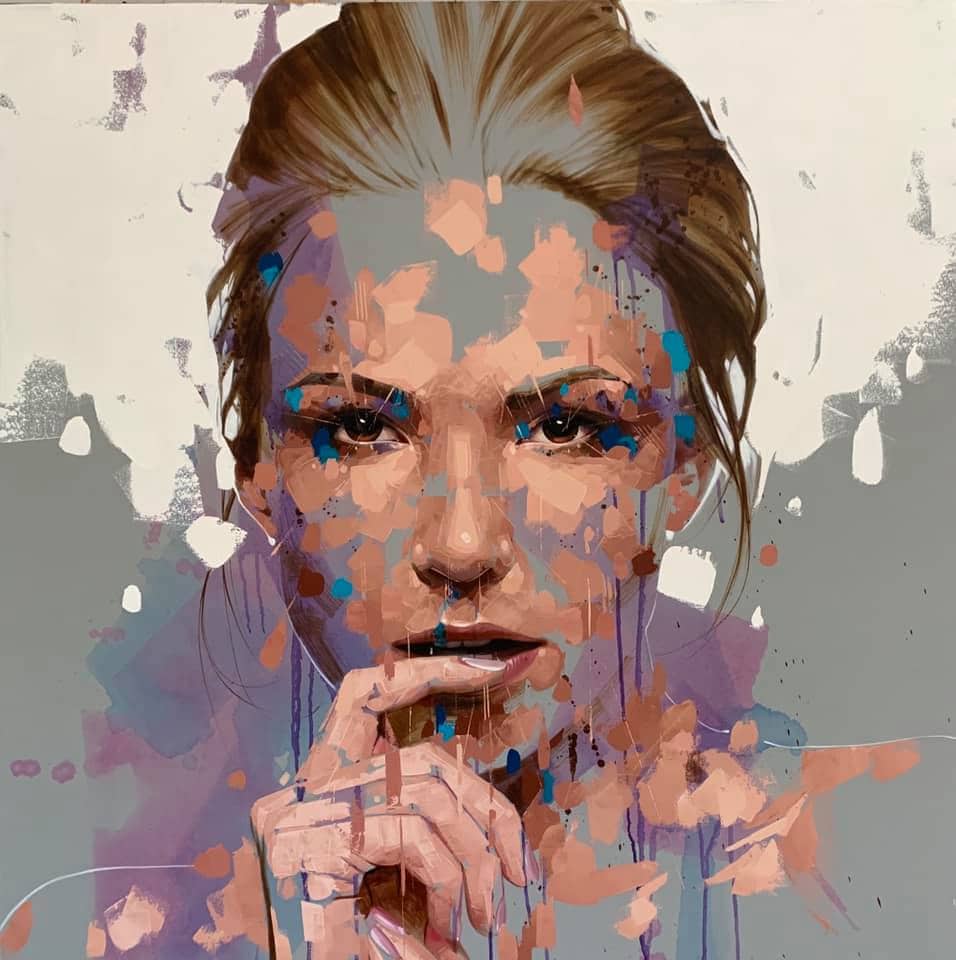 image artiste art peinture painting peintre portrait illustration pinceaux Artist Jimmy Law