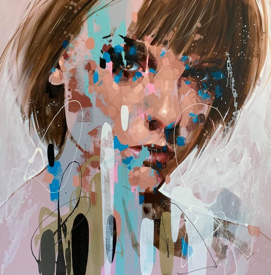 image artiste art peinture painting peintre portrait illustration pinceaux Artist Jimmy Law