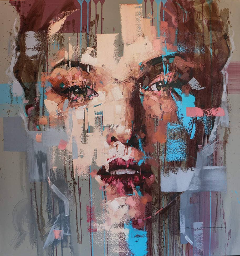image artiste art peinture painting peintre portrait illustration pinceaux Artist Jimmy Law